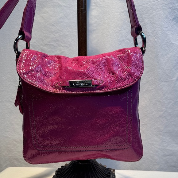 Cole Haan Handbags - Cole Haan Leather Fuchsia Crossbody Bag